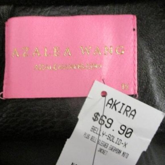 NWT Azalea Wang statement moto jacket, 1X - Picture 5 of 6